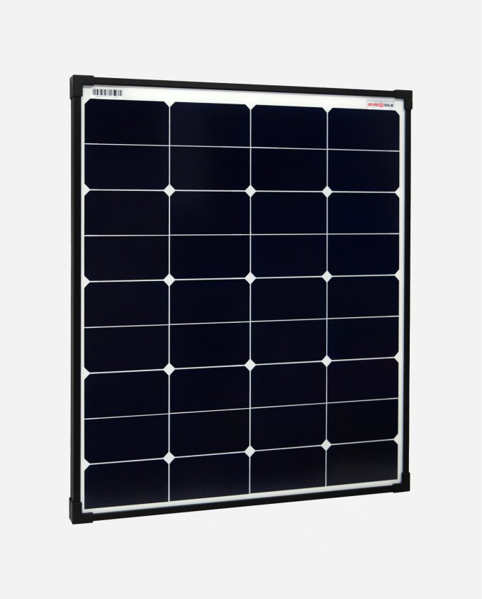 enjoysolar Ultra Monokristallines Sunpower Solarmodul 60W 12V perspective