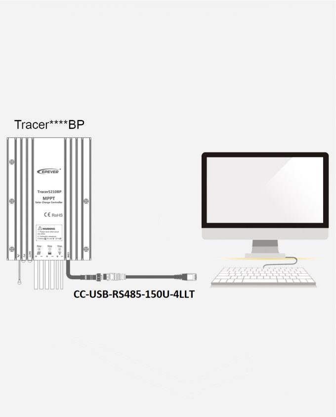 Kommunikationskabel BP laderegler zur PC USB verbindung