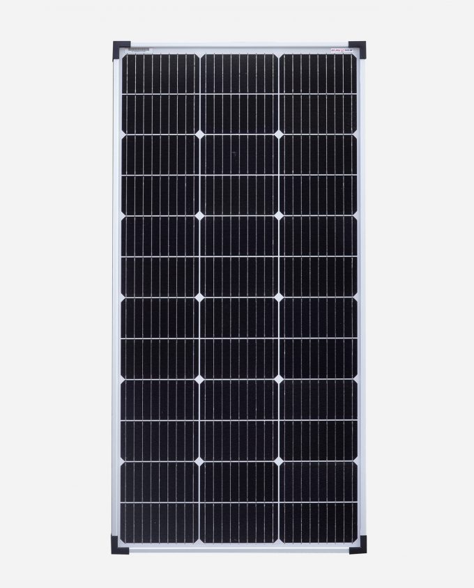 enjoy solar Mono Perc Solarmodul 166 9BB 100W 12V front