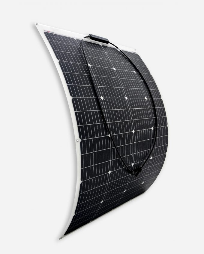 enjoysolar ETFE Semiflexibel Solarpanel 9BB Perc 150W 12V Biegung