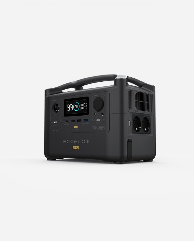 EcoFlow RIVER Pro Powerstation 720Wh perspective